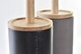 DKD Home Decor Escobillero de Resina y Caucho Surtido Pack de 2