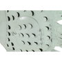 DKD Home Decor Decoración de Metal Pez Azul Celeste 80x12x60 cm