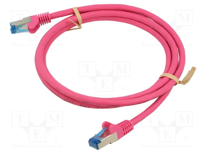 GOOBAY Patch cord Cat 6a S/FTP 1,5m rosa