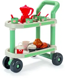 Ecoiffier Carrito de Desayuno ECO3280250016113 con 22 Accesorios - A Partir de 18 Meses