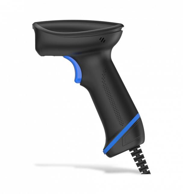 Newland HR23 Dorada Lector 2D CMOS VGA con Soporte Inteligente Ajustable USB Corded