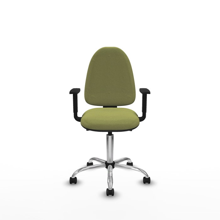 PIQUERAS Y CRESPO Silla de oficina Aýna con mecanismo Asincro, Verde oliva