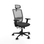 PIQUERAS Y CRESPO Silla de oficina Haches con mecanismo Sincro/Traslack Gris