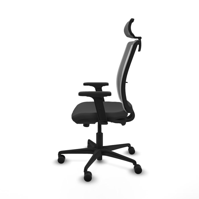 PIQUERAS Y CRESPO Silla de oficina Haches con mecanismo Sincro/Traslack Gris