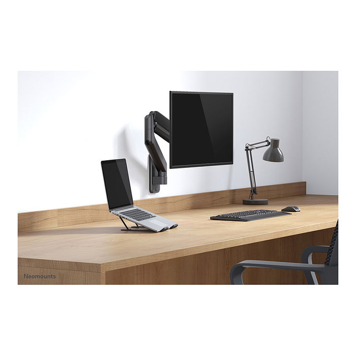 Neomounts AWL75-450BL Adaptador Pared Monitor DS70-450BL1 DS75-450BL2 Negro Aluminio