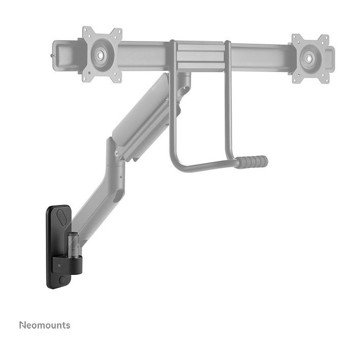 Neomounts AWL75-450BL Adaptador Pared Monitor DS70-450BL1 DS75-450BL2 Negro Aluminio