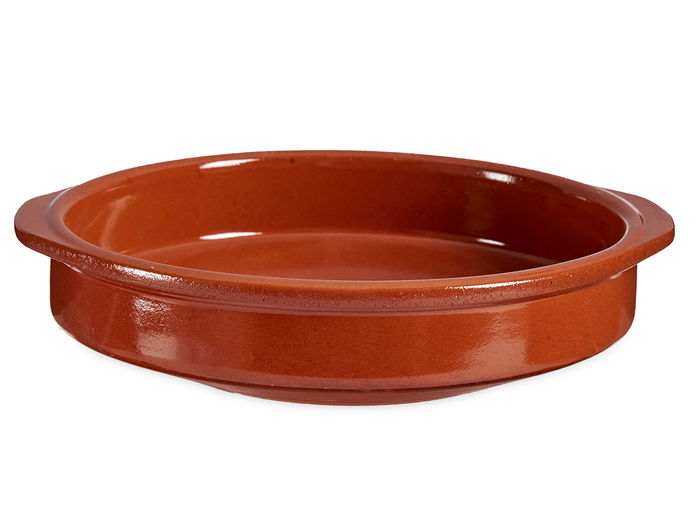 La Dehesa Cazuela Redonda Barro Refractario Miel Diametro 26 cm (29x26x5.5 cm) (Set de 7)