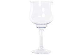 DKD Home Decor Portavela de Cristal Transparente en Copa