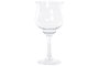 DKD Home Decor Portavela de Cristal Transparente en Copa