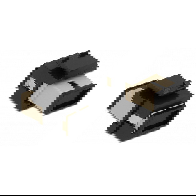 DeLOCK Módulo Keystone SC Símplex F-F Beige/Negro - Adaptador Plano SC Simplex Hembra a Hembra