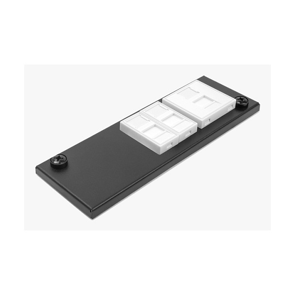 DeLOCK 81554 Easy 45 Caja de distribución metálica negra