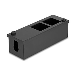 DeLOCK 81554 Easy 45 Caja de distribución metálica negra