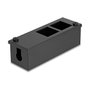 DeLOCK 81554 Easy 45 Caja de distribución metálica negra