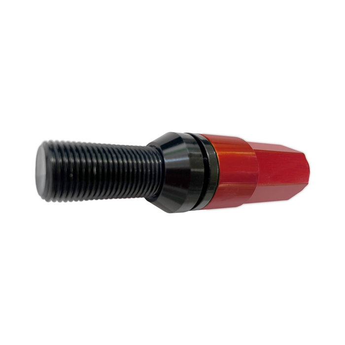 OMP SPEED Juego de 20 Tornillos con Protector de Aluminio M12x1.25 Rojo