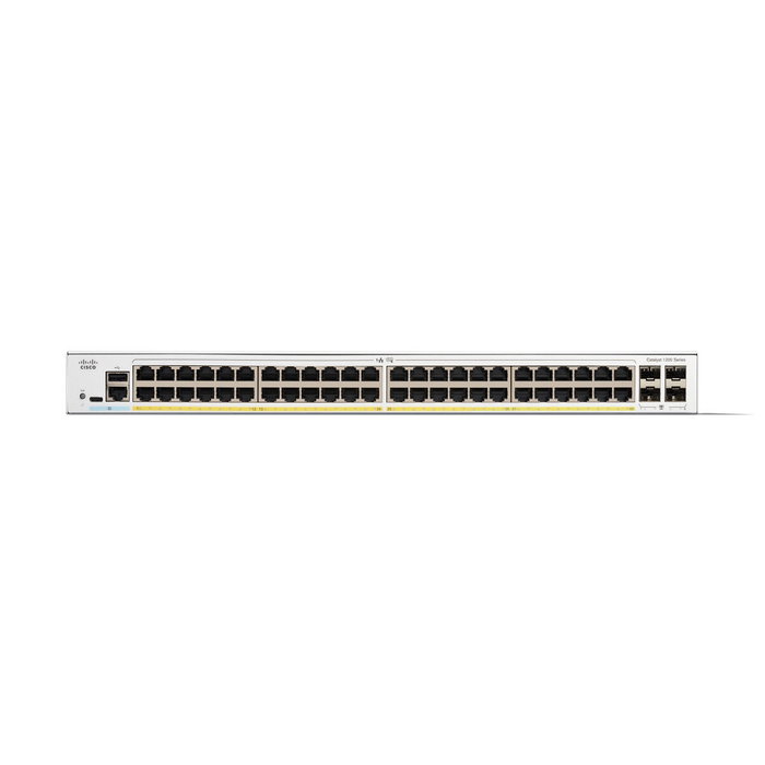 Cisco Catalyst 1200-48P-4G 48-Puerto Gigabit Ethernet PoE, 4x SFP, 375W