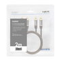 LogiLink Cable de Audio 2x RCA/M a 2x RCA/M, 2 m, Negro