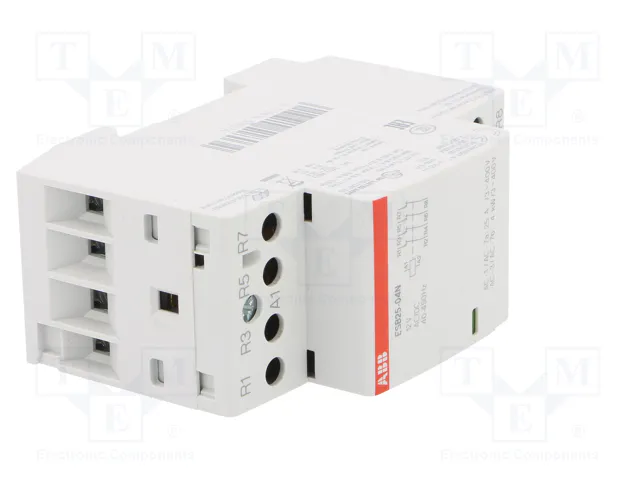 ABB Contactor de Instalación Modular ESB 25A 4-polar 12VAC/12VDC