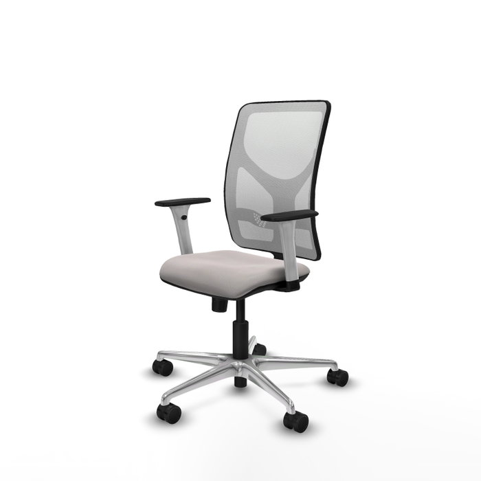 PIQUERAS Y CRESPO Silla de oficina Motilla con mecanismo Sincro, Blanco PIQUERAS Y CRESPO Silla de oficina Motilla con mecanismo Sincro, Blanco