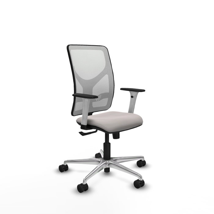 PIQUERAS Y CRESPO Silla de oficina Motilla con mecanismo Sincro, Blanco PIQUERAS Y CRESPO Silla de oficina Motilla con mecanismo Sincro, Blanco