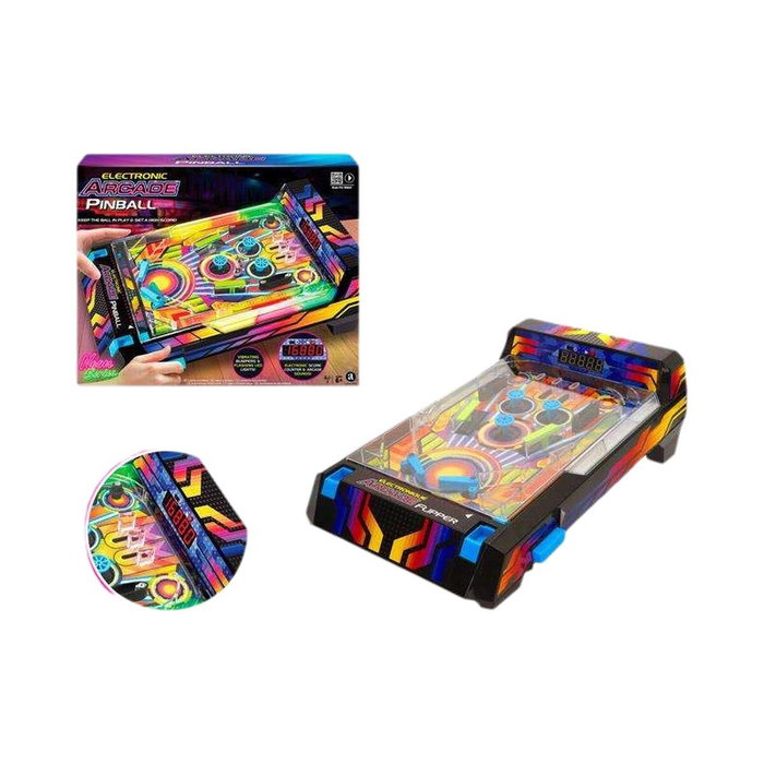 Color Baby Pinball Arcade Electrónico con Luces y Sonidos