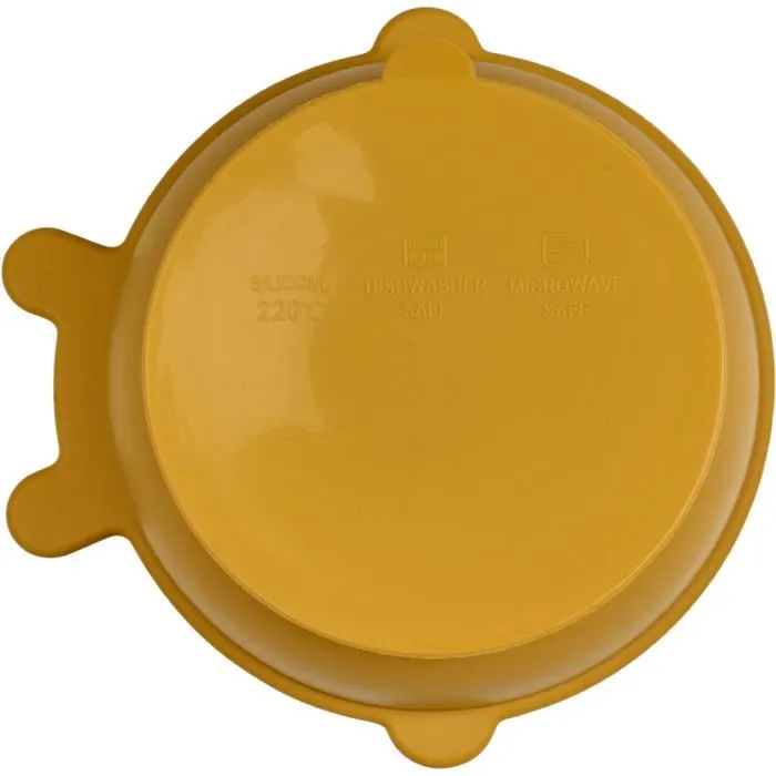 Thermobaby THE3023191605493 Ventosa de Silicona Amarillo Miel, Antideslizante e Irrompible