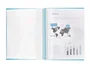 Liderpapel Carpeta escaparate con espiral Azul 30 fundas Din A4