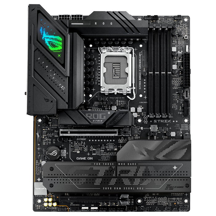 ASUS ROG STRIX B860-F GAMING WiFi Placa Base LGA 1851 Intel B860 DDR5 Wi-Fi 7 2.5Gb Ethernet ATX ASUS ROG STRIX B860-F GAMING WiFi Placa Base LGA 1851 Intel B860 DDR5 Wi-Fi 7 2.5Gb Ethernet ATX