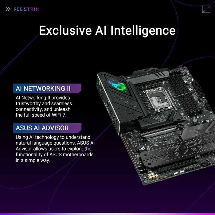 ASUS ROG STRIX B860-F GAMING WIFI Intel B860 LGA 1851 ATX ASUS ROG STRIX B860-F GAMING WIFI Intel B860 LGA 1851 ATX