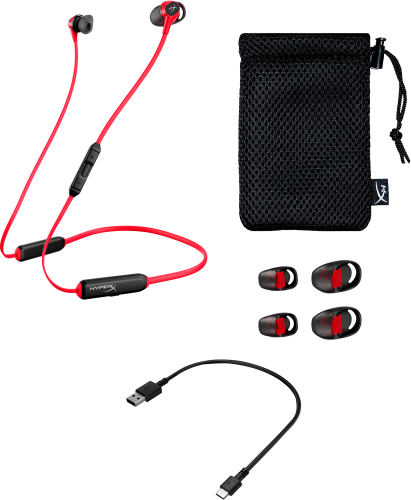 HP Cloud Buds Auriculares Inalámbrico Dentro de oído Calls/Music Bluetooth Negro, Rojo