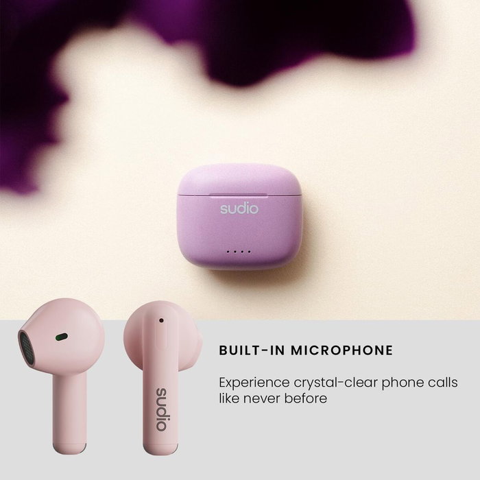 Sudio Auriculares A1 True Wireless Pink