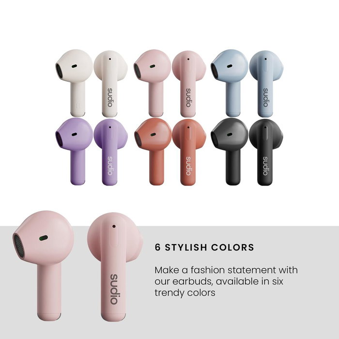 Sudio Auriculares A1 True Wireless Pink