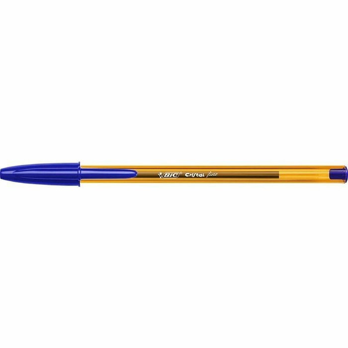 Bic Cristal Fine 516356 Bolígrafos de Tinta de Aceite, Colores Surtidos, 10 Unidades