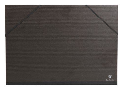 Carpeta De Dibujo Clairefontaine Carton C/Gomas A4+ Kraft Negro Verjurado (Set de 10) Carpeta De Dibujo Clairefontaine Carton C/Gomas A4+ Kraft Negro Verjurado (Set de 10)