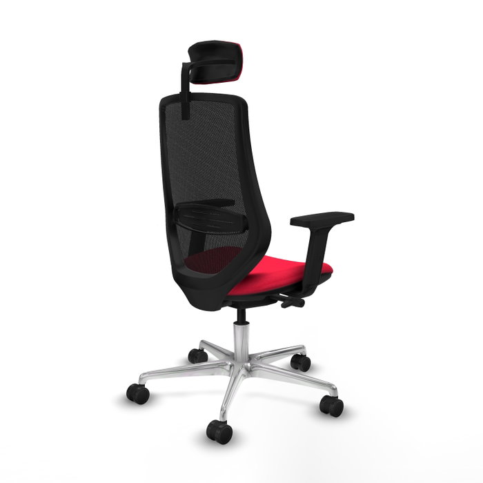 PIQUERAS Y CRESPO Silla de oficina Mardos con mecanismo Sincro/Traslack, Rojo y Negro PIQUERAS Y CRESPO Silla de oficina Mardos con mecanismo Sincro/Traslack, Rojo y Negro