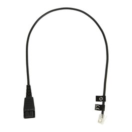 Jabra 8800-00-01 Cable de Conexión QD a RJ10 Negro 0.5 m
