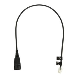 Jabra Cable de Conexión QD a RJ10 0,5m Negro 8800-00-01
