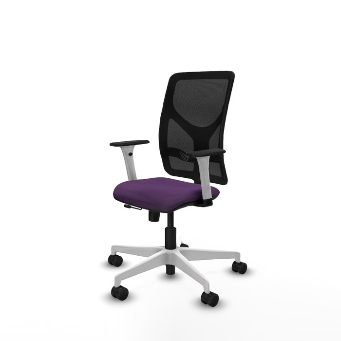 PIQUERAS Y CRESPO Silla de oficina Motilla Morada con mecanismo Sincro/Traslack