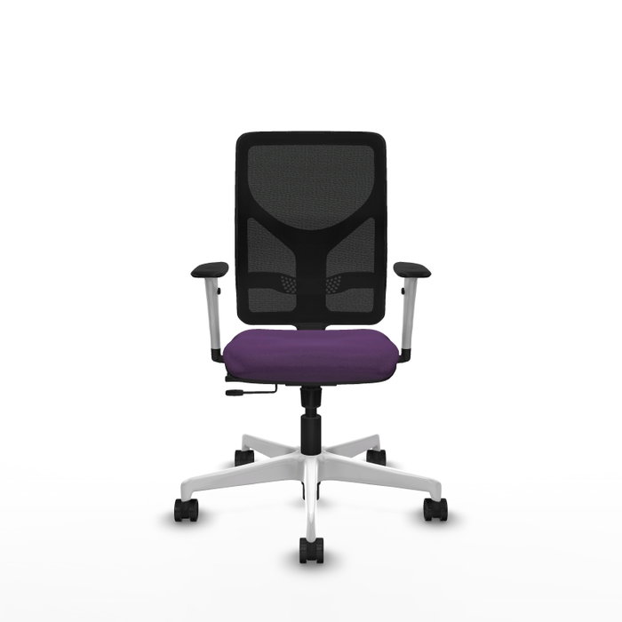 PIQUERAS Y CRESPO Silla de oficina Motilla Morada con mecanismo Sincro/Traslack