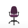 PIQUERAS Y CRESPO Silla de oficina Algarra, Similpiel Morado, Mecanismo Contacto permanente