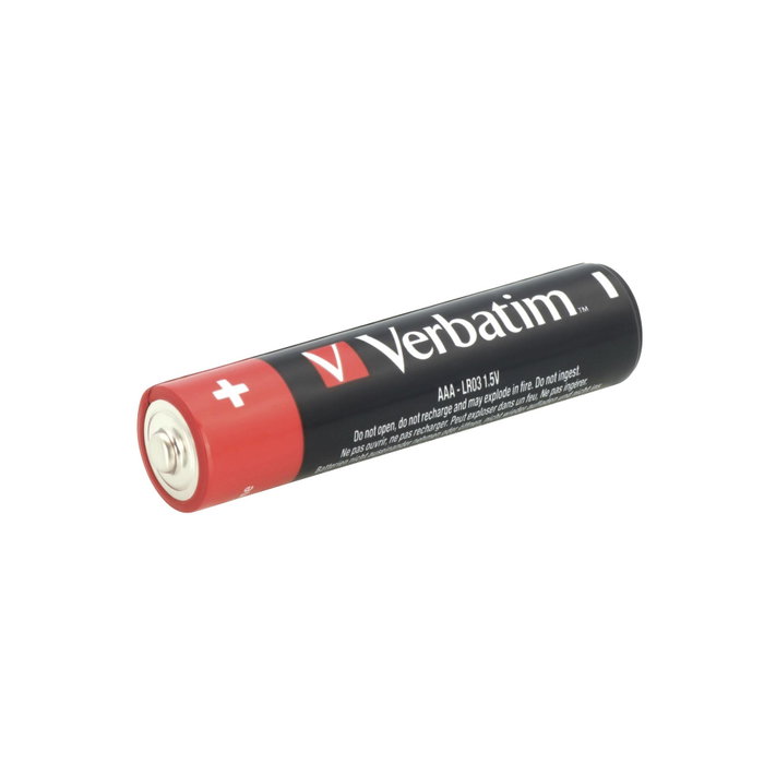 Verbatim Baterías Alcalinas Micro AAA LR 03, Pack de 8