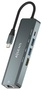 Aisens USB-C Dock 5 en 1 con HDMI 4K, RJ45, 2x USB y USB-C PD - Gris