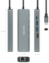 Aisens USB-C Dock 5 en 1 con HDMI 4K, RJ45, 2x USB y USB-C PD - Gris