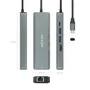 Aisens USB-C Dock 5 en 1 con HDMI 4K, RJ45, 2x USB y USB-C PD - Gris