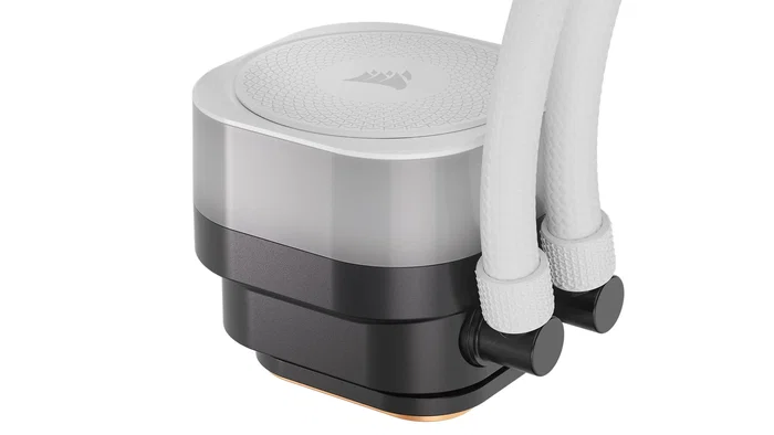 Corsair iCUE LINK TITAN RX RGB Kit de Refrigeración Líquida para CPU AIO, 360mm, Radiador de 3 Ventiladores de 120mm, Blanco, CW-9061021-WW