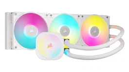 Corsair iCUE LINK TITAN RX RGB CW-9061021-WW - Sistema de Refrigeración Líquida AIO 360 mm, Blanco, 3 Ventiladores, RGB, Compatible con LGA1700/1851, AM4/AM5