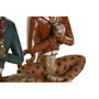 DKD Home Decor Figura de Resina Leopardo Surtido de 2 Piezas