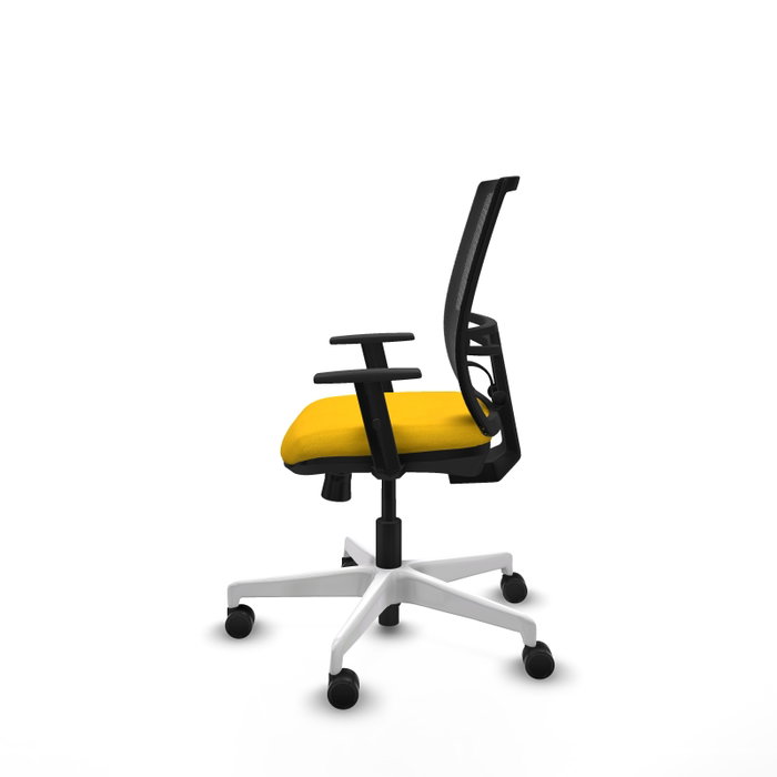 PIQUERAS Y CRESPO Silla de oficina Yunquera Amarillo/Negro