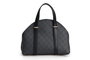 Lucky Bees Bolso 1233 - Gris, Negro, Bolso de Mano de Piel de Polivinilo Elegante y Versátil con un Bolsillo Interior