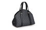 Lucky Bees Bolso 1233 - Gris, Negro, Bolso de Mano de Piel de Polivinilo Elegante y Versátil con un Bolsillo Interior