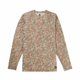 Sudadera sin Capucha Hombre Burton Mdwt Crew Snowfall Camo Blanco Beige